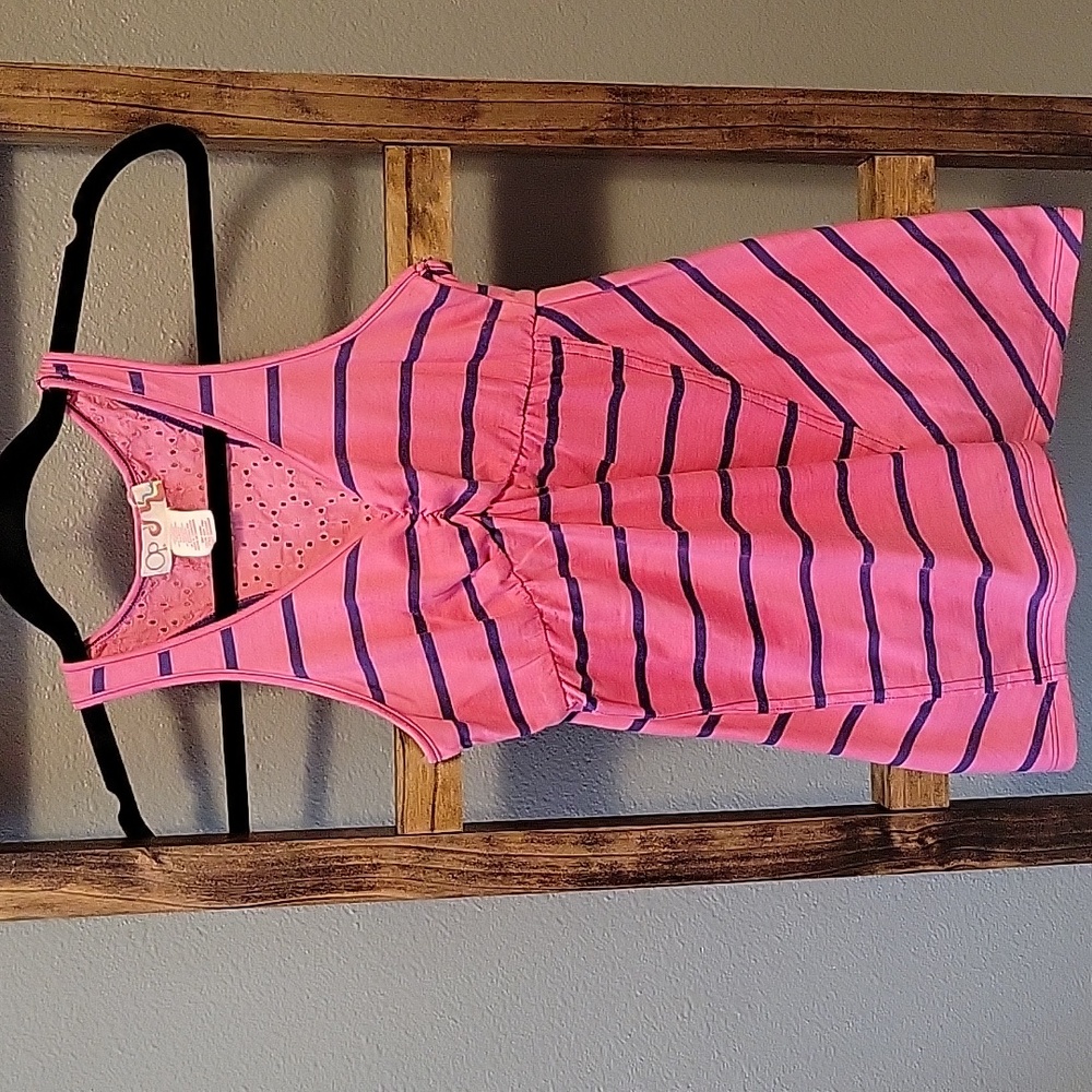 Y2K Pink & Purple Racer back Tank